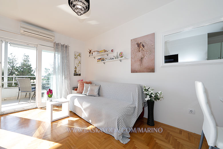 Apartments Marino, Baška Voda - living room