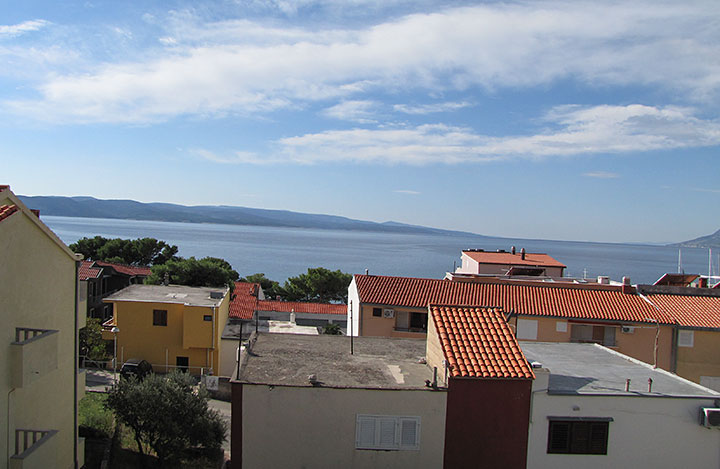 Baška Voda - apartments Darinka - view from balcony