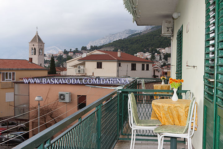 Baška Voda - apartments Darinka - balcony