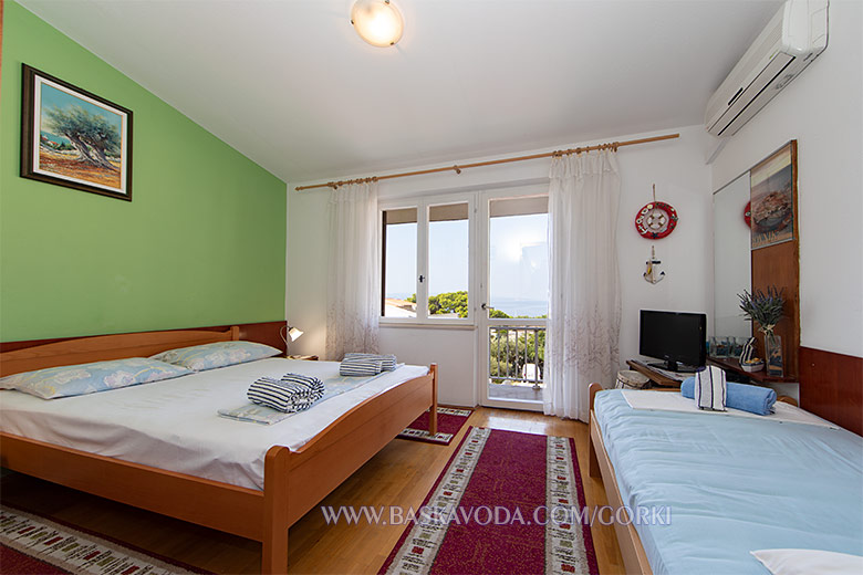 Apartments Gorki Staničić, Baška Voda - bedroom