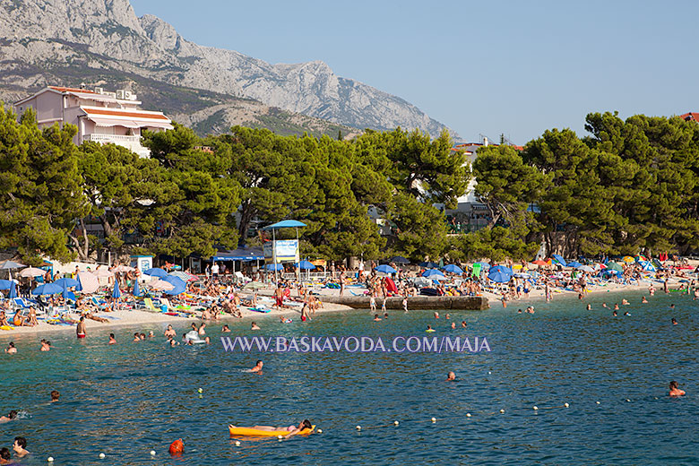 Baška Voda beach, baywatch