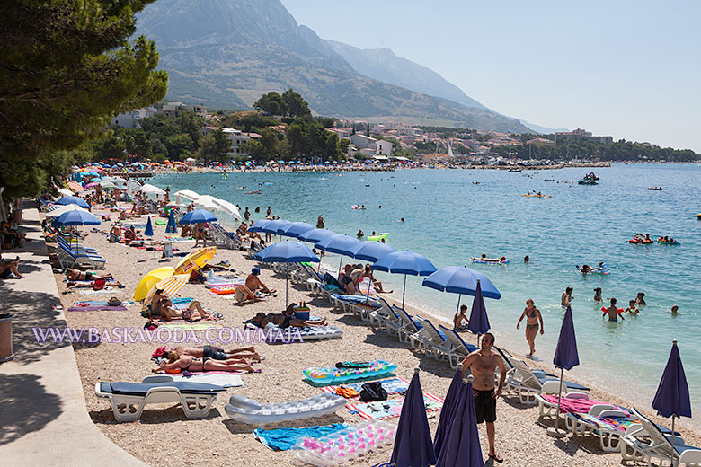 Baška Voda, beach