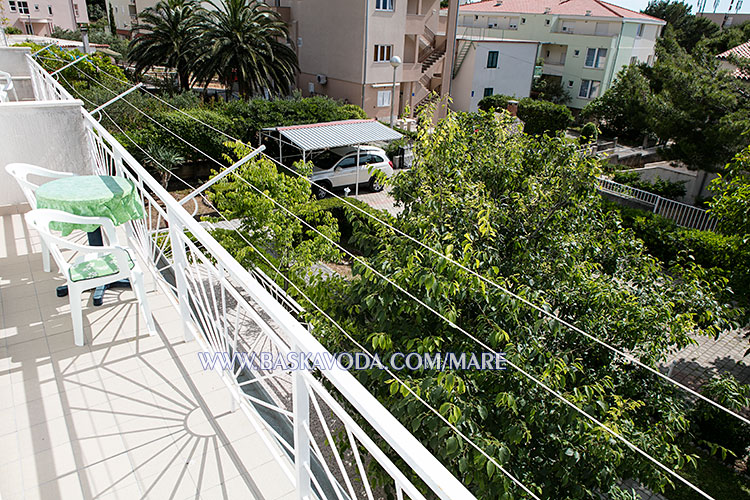 Apartments Mare, Baška Voda - view from balcony