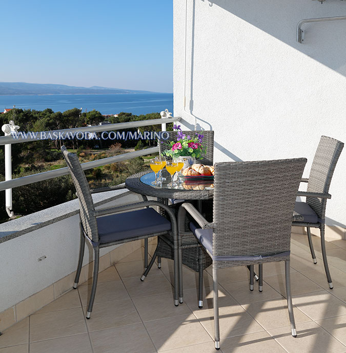 Apartments Marino, Baška Voda - balcony