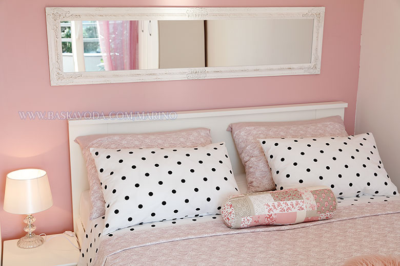 Apartments Marino, Baška Voda - bedroom detail
