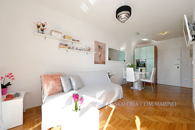 Apartments Marino, Baška Voda - living room