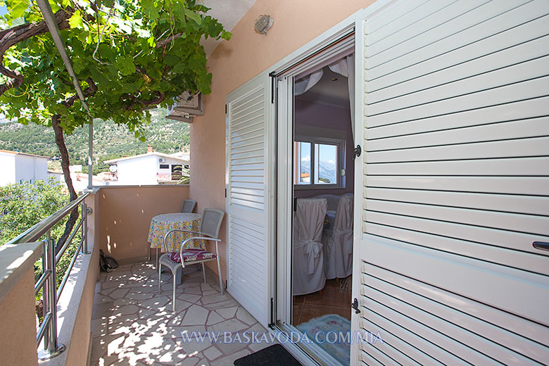 Apartments Mia Topić, Baška Voda - balcony