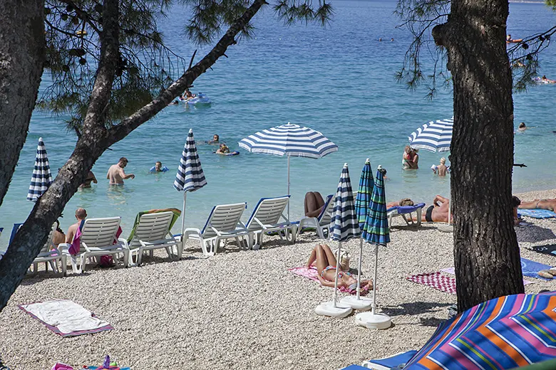 Baška Voda, beach